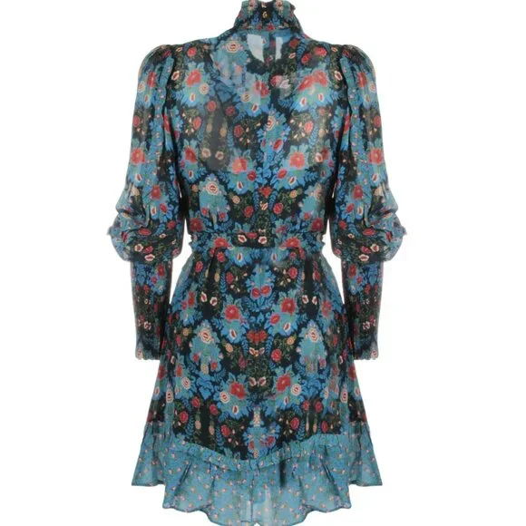 floral long sleeve linen dress ABRALYNN LONG SLEEVE LINEN DRESS, SAND BAR PALM BEACH PARADISE – Palm Place